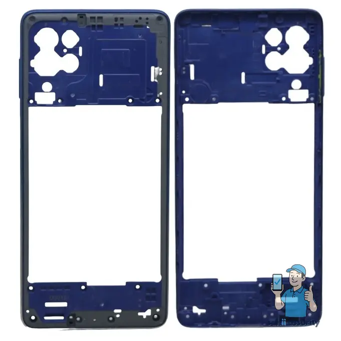 Middle Frame Ring Only for Samsung Galaxy F62 Blue